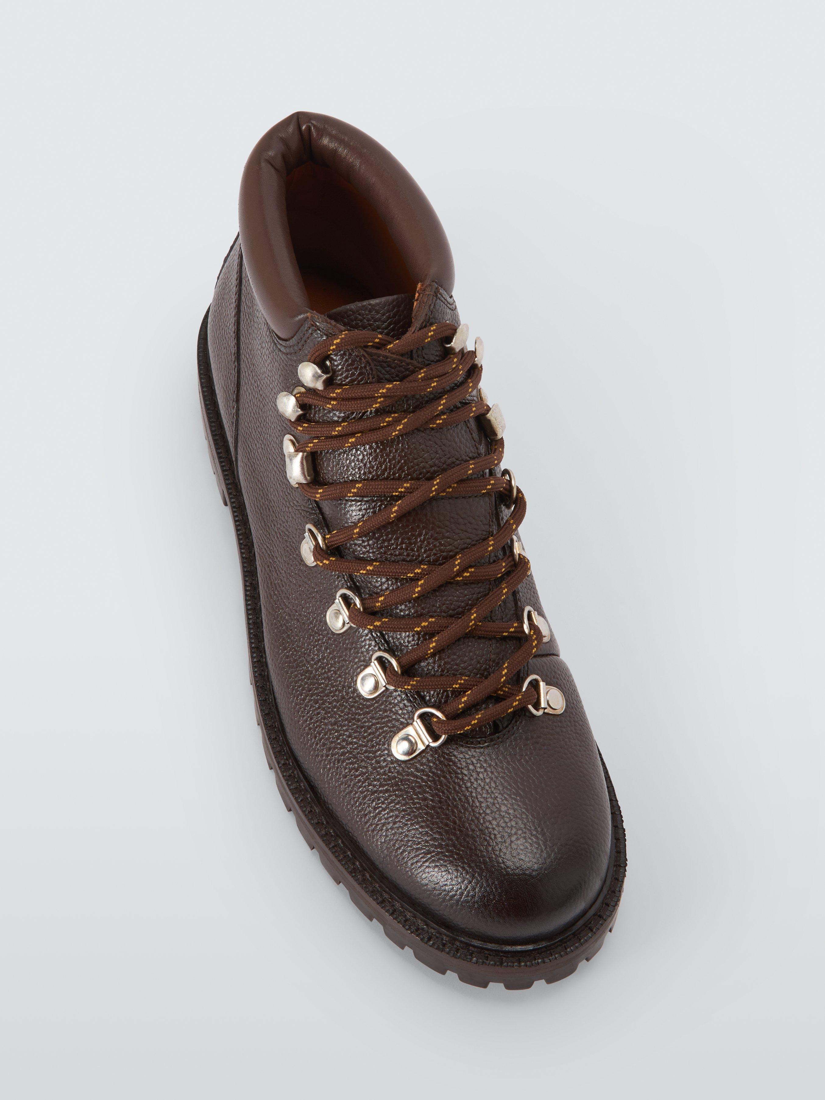 Product image 5 of 6, which shows John Lewis Lace Up Leather Boots, Brown, 7