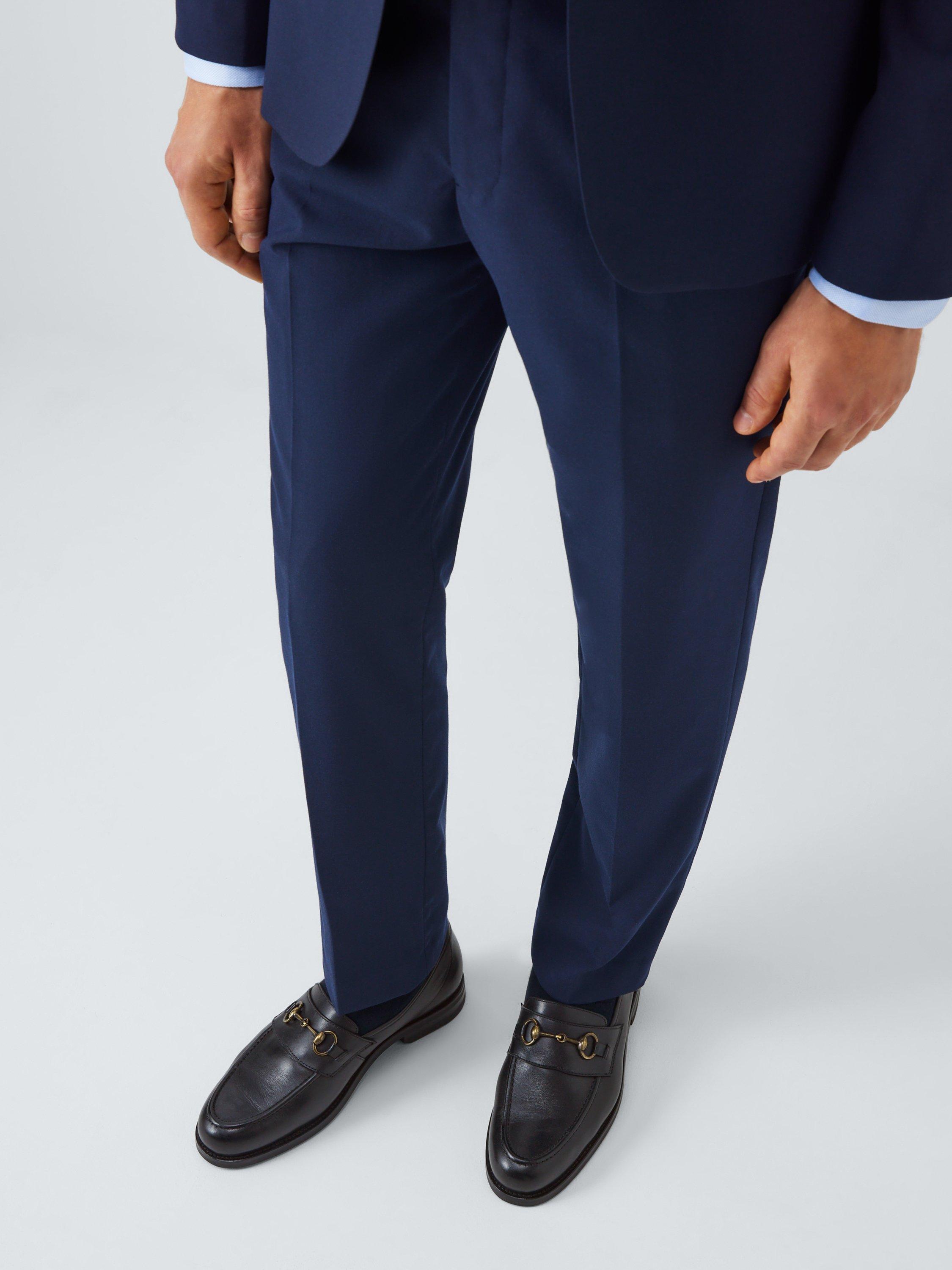 Product image 2 of 6, which shows John Lewis Ivy Leather Trim Loafers, Black, 7