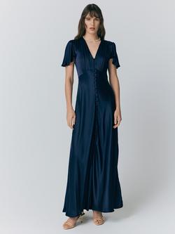 Ghost Delphine Dress, Navy