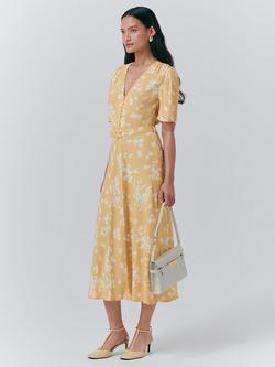 Ghost Jemima Dress - view 2, Yellow/Multi