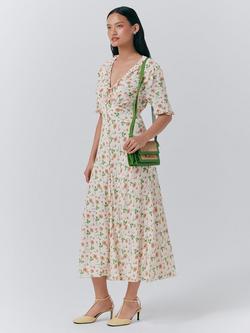 Ghost Saffie Floral Dress, Yellow/Multi - view 2, Yellow/Multi