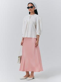 Ghost Loren Broderie Anglaise Top, White - view 2, White