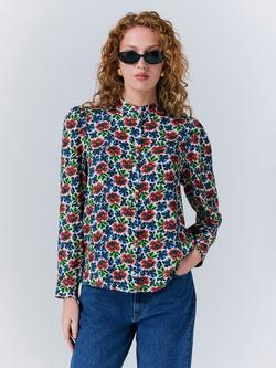 Ghost Lydie Collared Floral Print Blouse, Multi, Multi