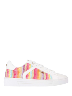 Carvela Daze Stripe Lace Up Trainers, Multi, Multi