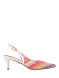 Carvela Positano Stripe Slingback Court Shoes