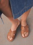 Mint Velvet Leather Flat Sandals