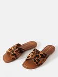 Mint Velvet Leopard Print Slip-On Shoes