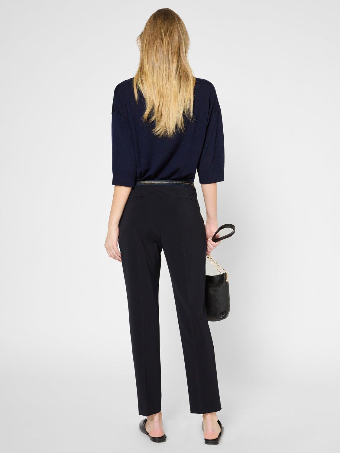 Product image 3 of 5, which shows Gerard Darel Liana Tailored Trousers, Black, 10