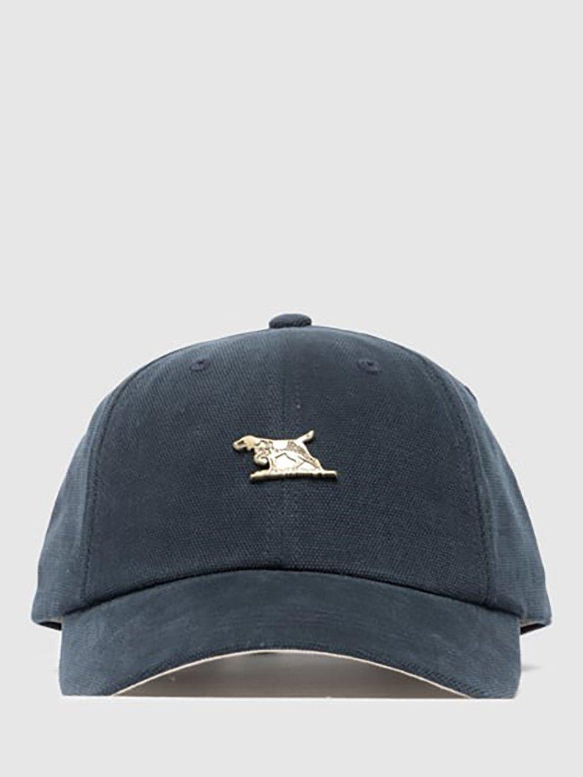 Product image 1 of 6, which shows Rodd & Gunn Pinnacles Cotton Logo Cap, Navy, One Size