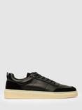 Rodd & Gunn Vermont Leather Lace Up Trainers, Nero