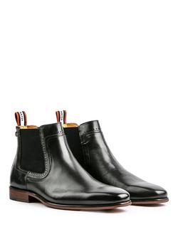 Simon Carter Terrier Leather Chelsea Boots - view 2, Black