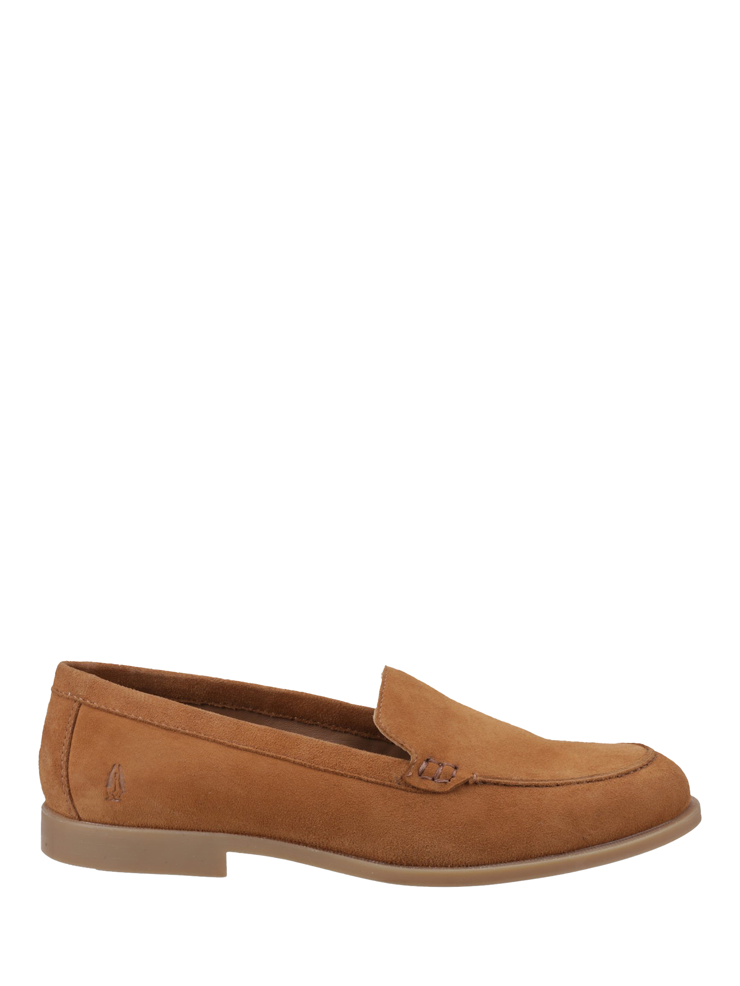 Product image 1 of 4, which shows Hush Puppies Natasha Suede Loafers, Tan, 3