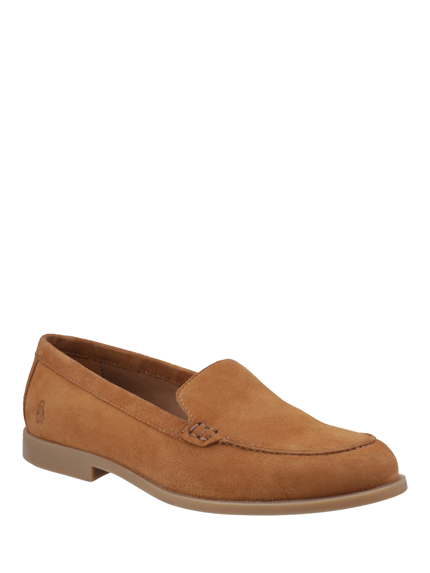 Product image 2 of 4, which shows Hush Puppies Natasha Suede Loafers, Tan, 3