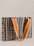 White Stuff Carla Bag, Black/Multi