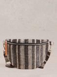 White Stuff Mini Sebby Jacquard Bag, Black/Multi
