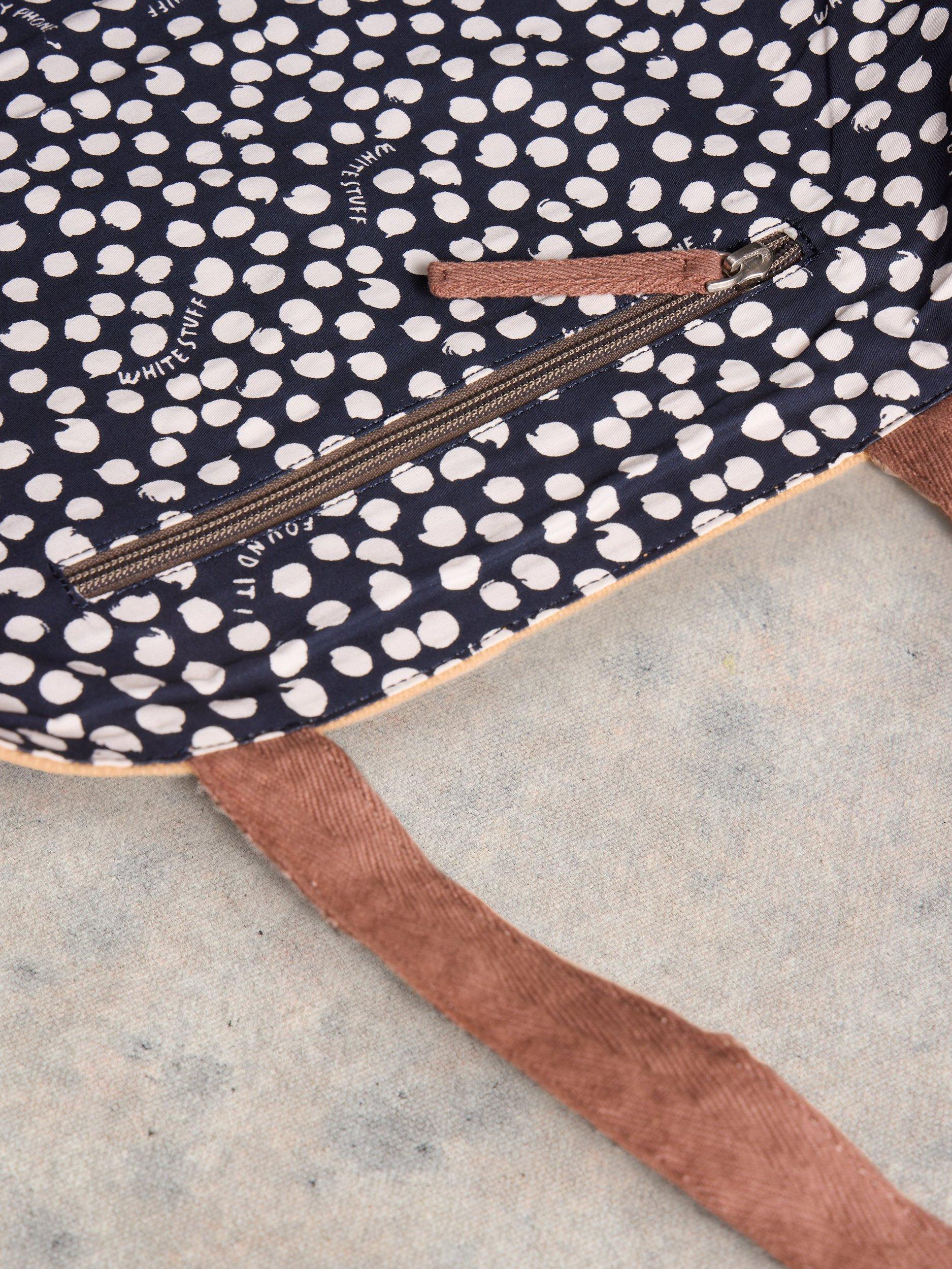 Product image 3 of 4, which shows White Stuff Gracie Crochet Tote Bag, Natural/Multi