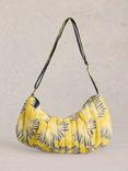 White Stuff Zoe Cotton Abstract Print Sling Bag