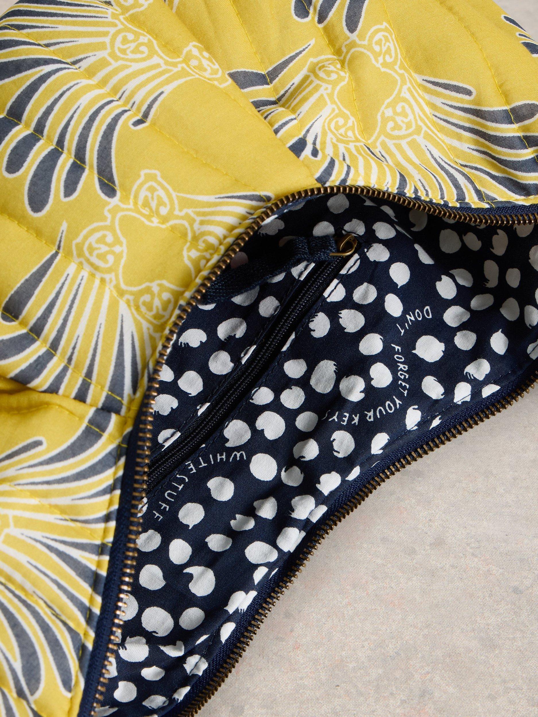 Product image 3 of 4, which shows White Stuff Zoe Cotton Abstract Print Sling Bag