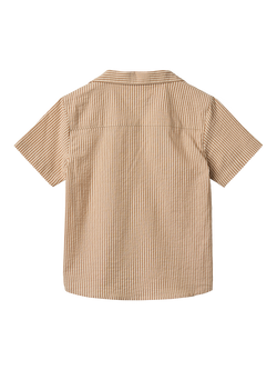 WHEAT Kids' Anker Shirt, Caramel - view 2, Caramel