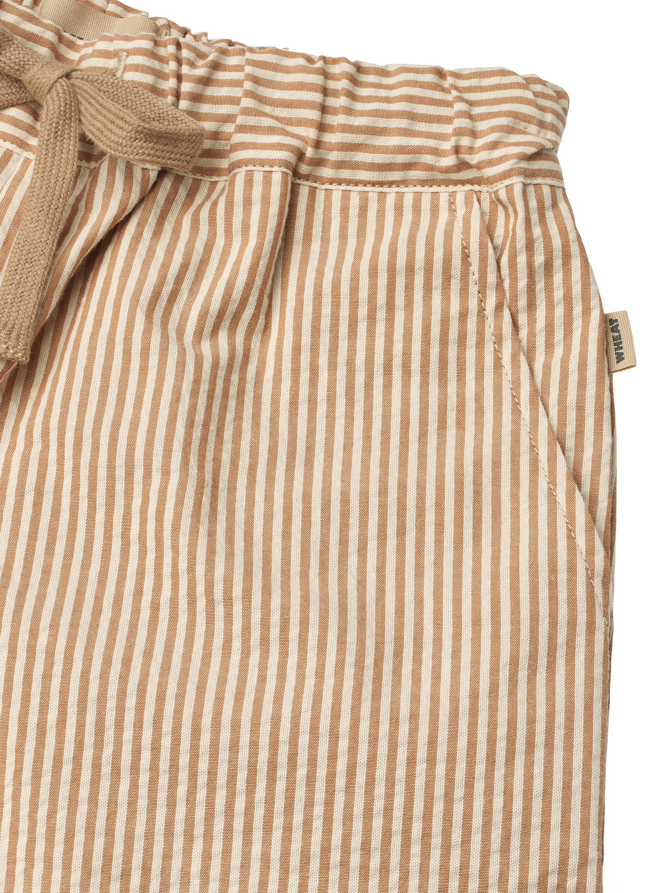 Product image 3 of 3, which shows WHEAT Kids' Cuba Shorts, Caramel, 3 years