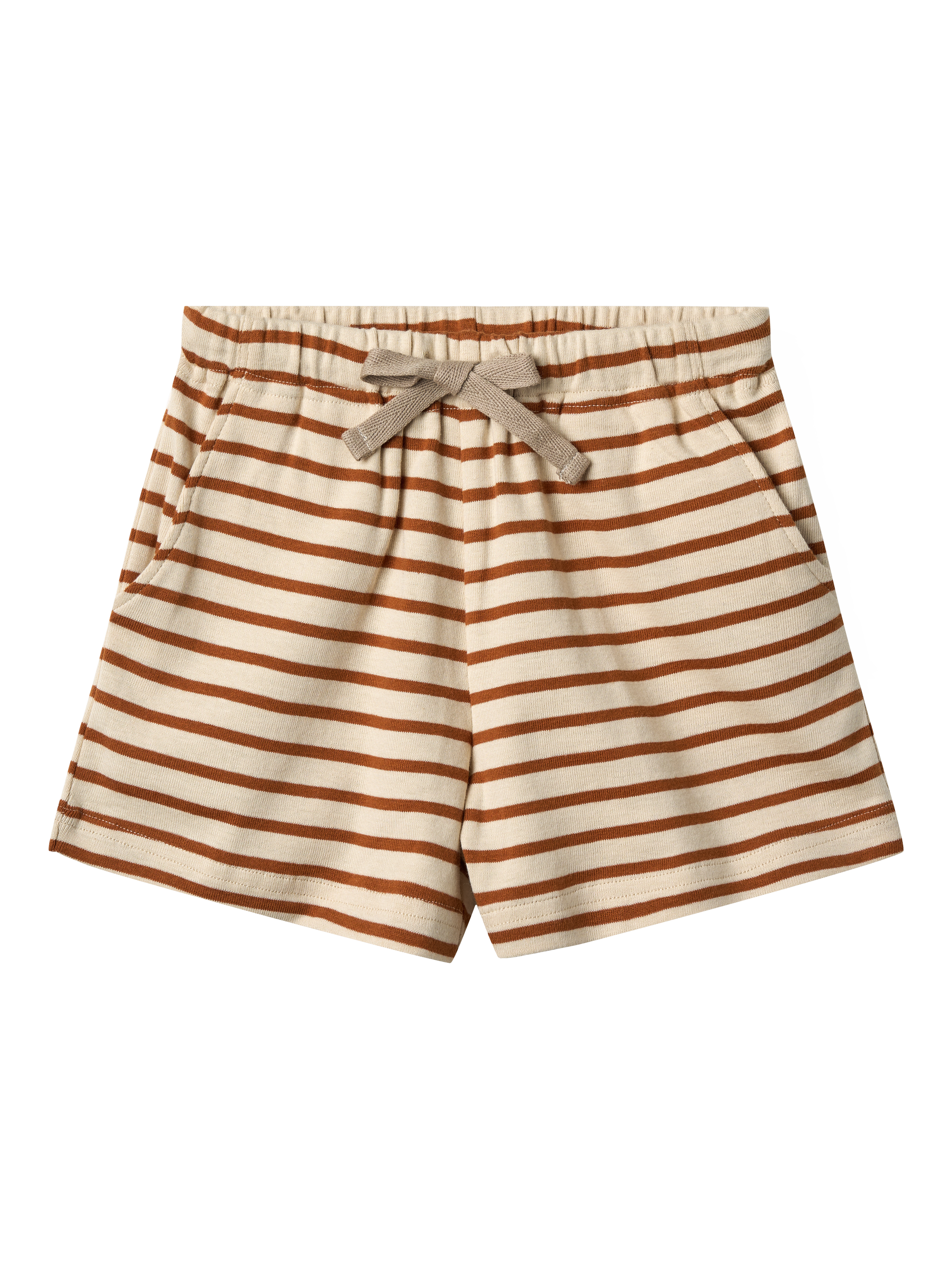 Product image 1 of 3, which shows WHEAT Kids'  Kalle Jersey Shorts, Beige, 5 years