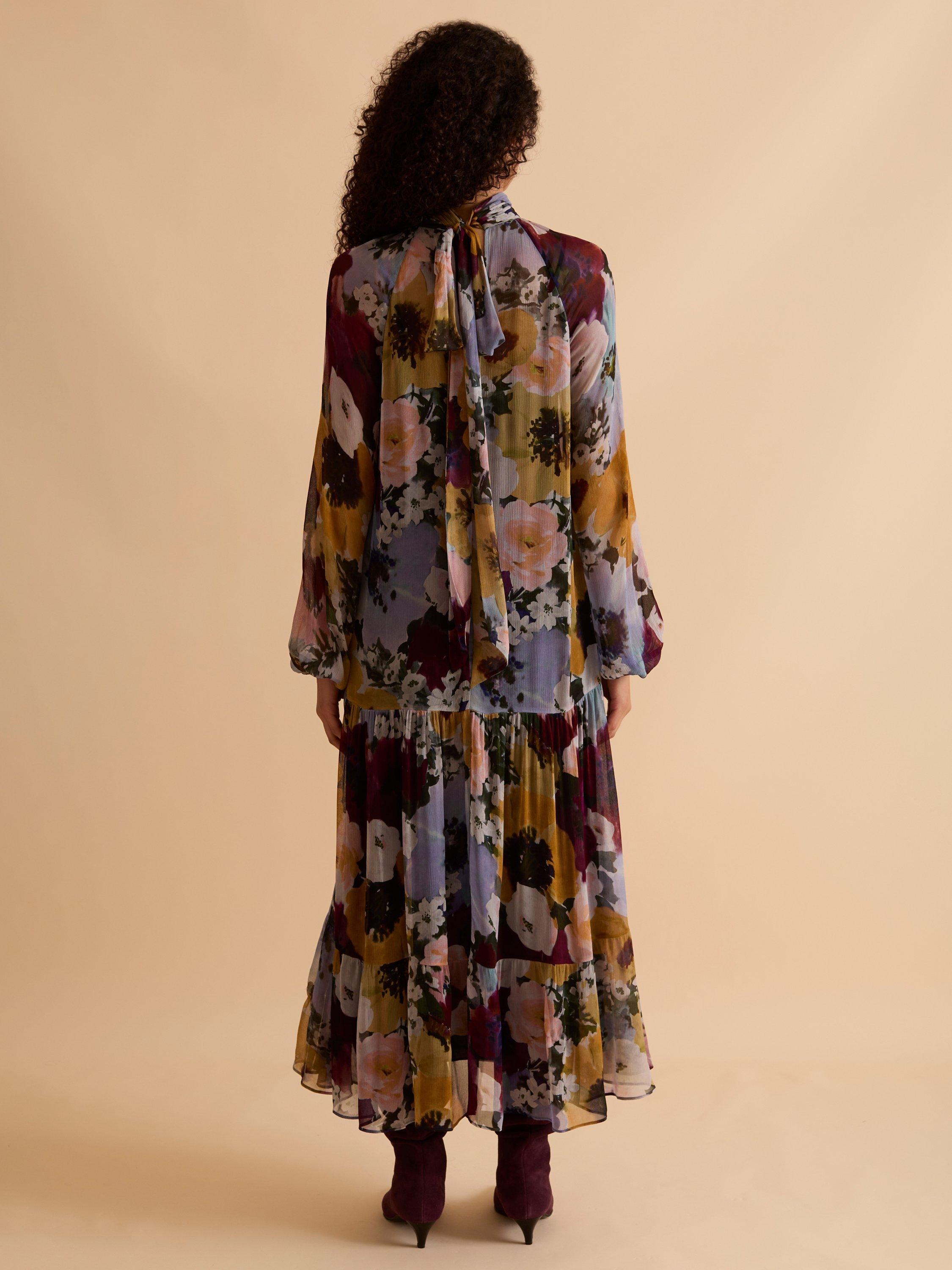 Product image 3 of 5, which shows FLORERE Floral Tiered Maxi Dress, Multi, 6