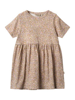 WHEAT Kids' Anna Short Sleeve Jersey Dress, Multi