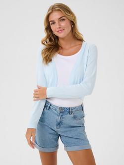 KAFFE Astrid Bolero Cardigan, Mid Blue