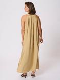 KAFFE KAflorence Sleeveless Gathered Maxi Dress, Beige