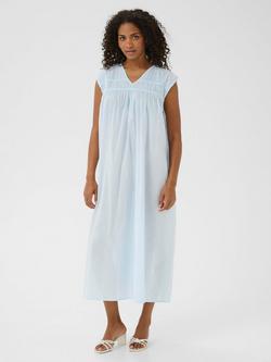 KAFFE Thua Sleeveless Midi Dress, Mid Blue