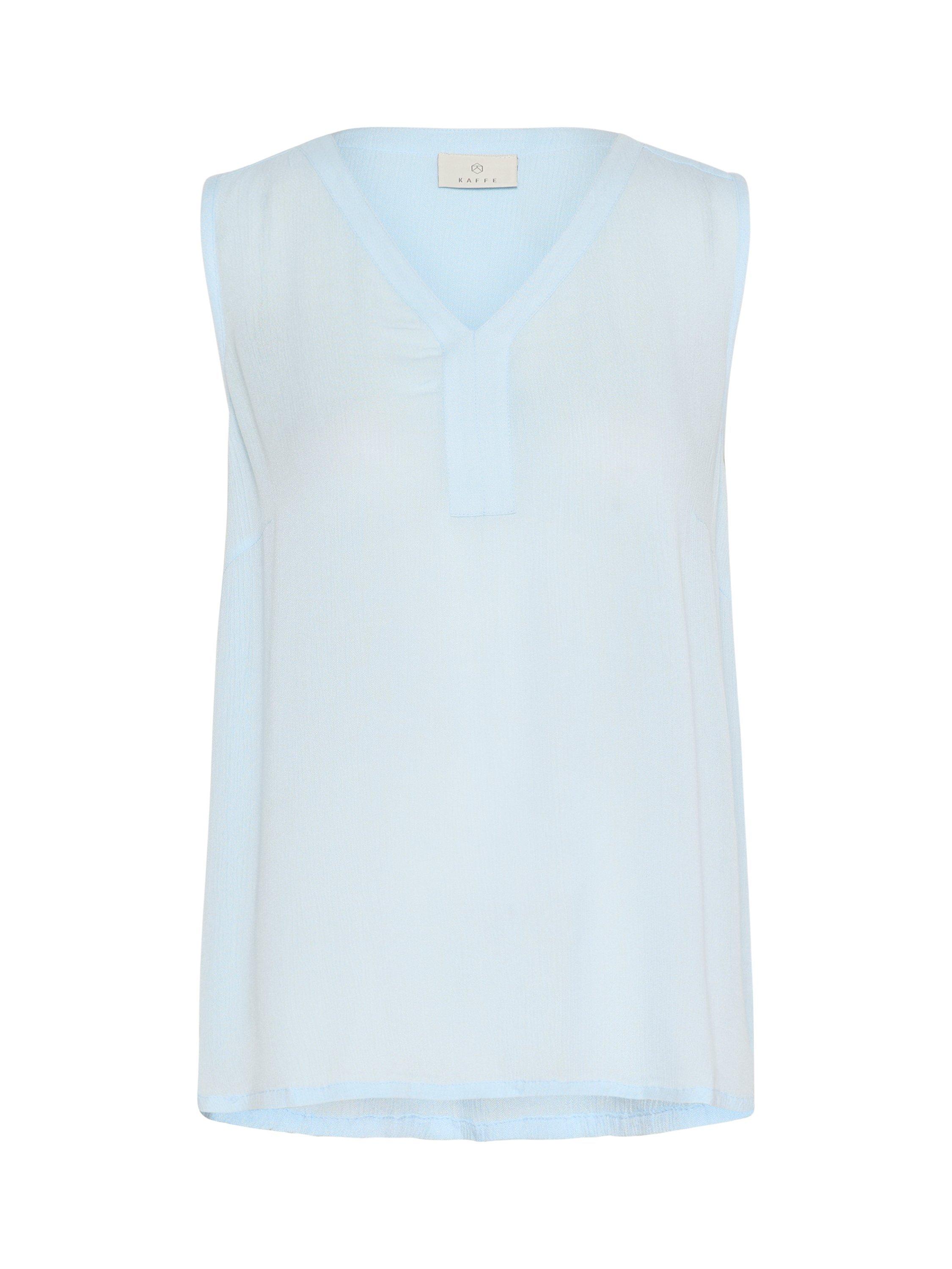 Product image 4 of 5, which shows KAFFE KAamber Blouse, Blue-, 8