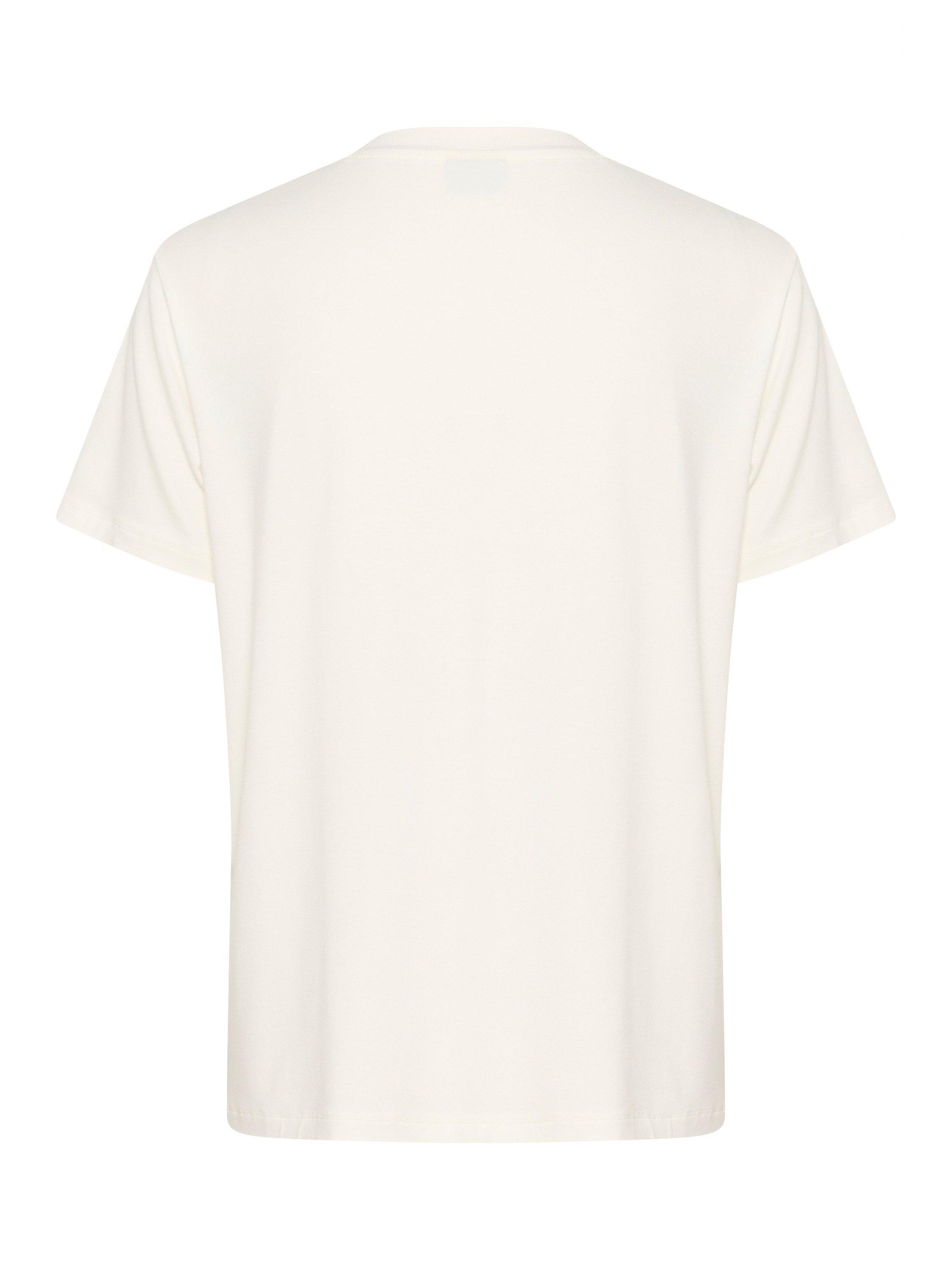 Product image 6 of 6, which shows KAFFE KAjulie Short Sleeved Graphic Print T-Shirt, White, 14|16