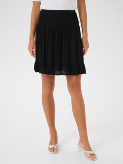 KAFFE Thora Amber Mini Skirt, Black, Black