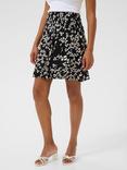 KAFFE Thora Amber Floral Mini Skirt, Black/Multi
