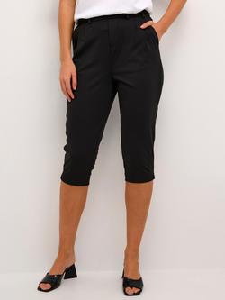 KAFFE KAjenny Capri Trousers, Black