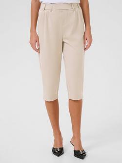 KAFFE KAjenny Capri Trousers, Beige
