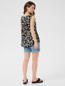 KAFFE KAamber Floral Top - view 2, Black/Multi