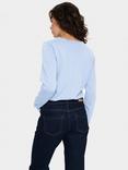 Saint Tropez Mila Cardigan, Chambray Blue