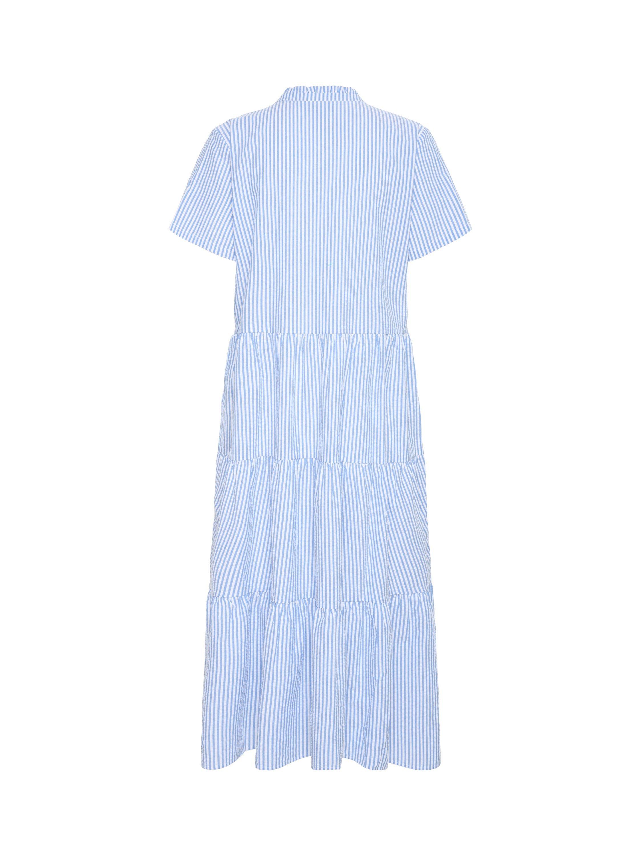Saint Tropez Elmiko Stripe Maxi Dress, Chambray Blue/White