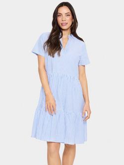 Saint Tropez Elmiko Stripe Dress, Chambray Blue/White, Chambray Blue/White