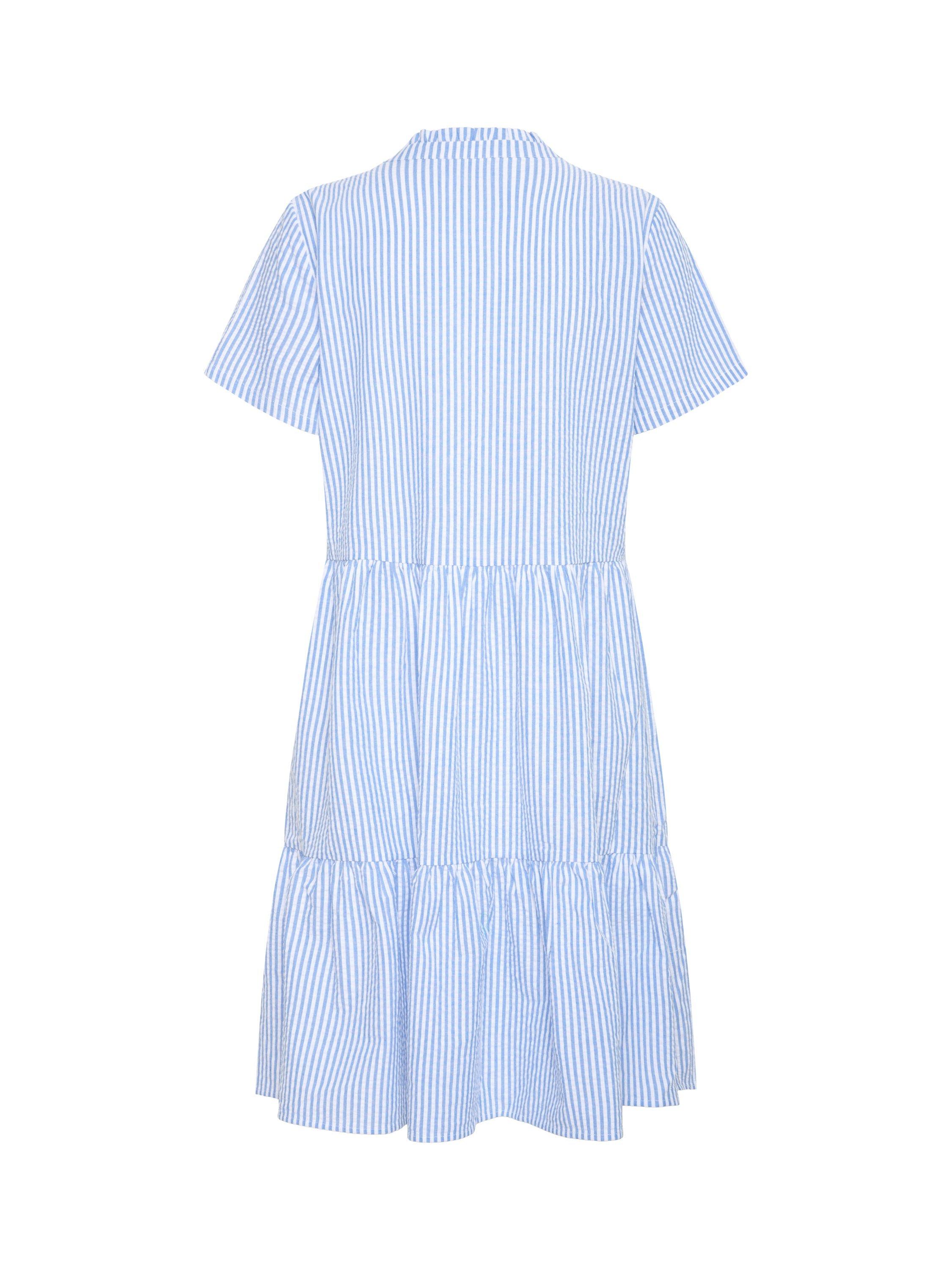 Product image 6 of 6, which shows Saint Tropez Elmiko Stripe Dress, Chambray Blue/White, XS