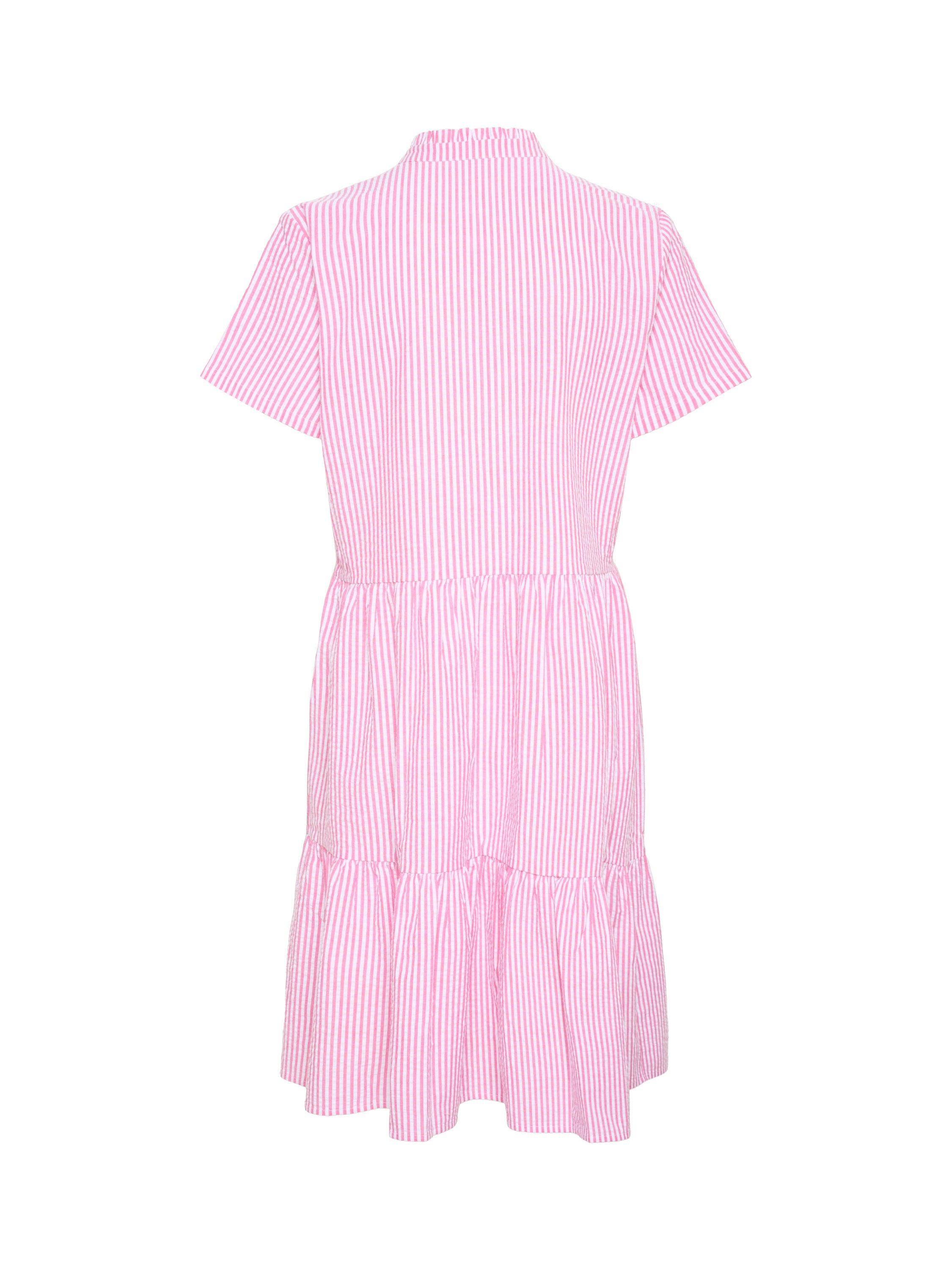 Product image 6 of 6, which shows Saint Tropez Elmiko Stripe Dress, Fandango Pink/White, XS