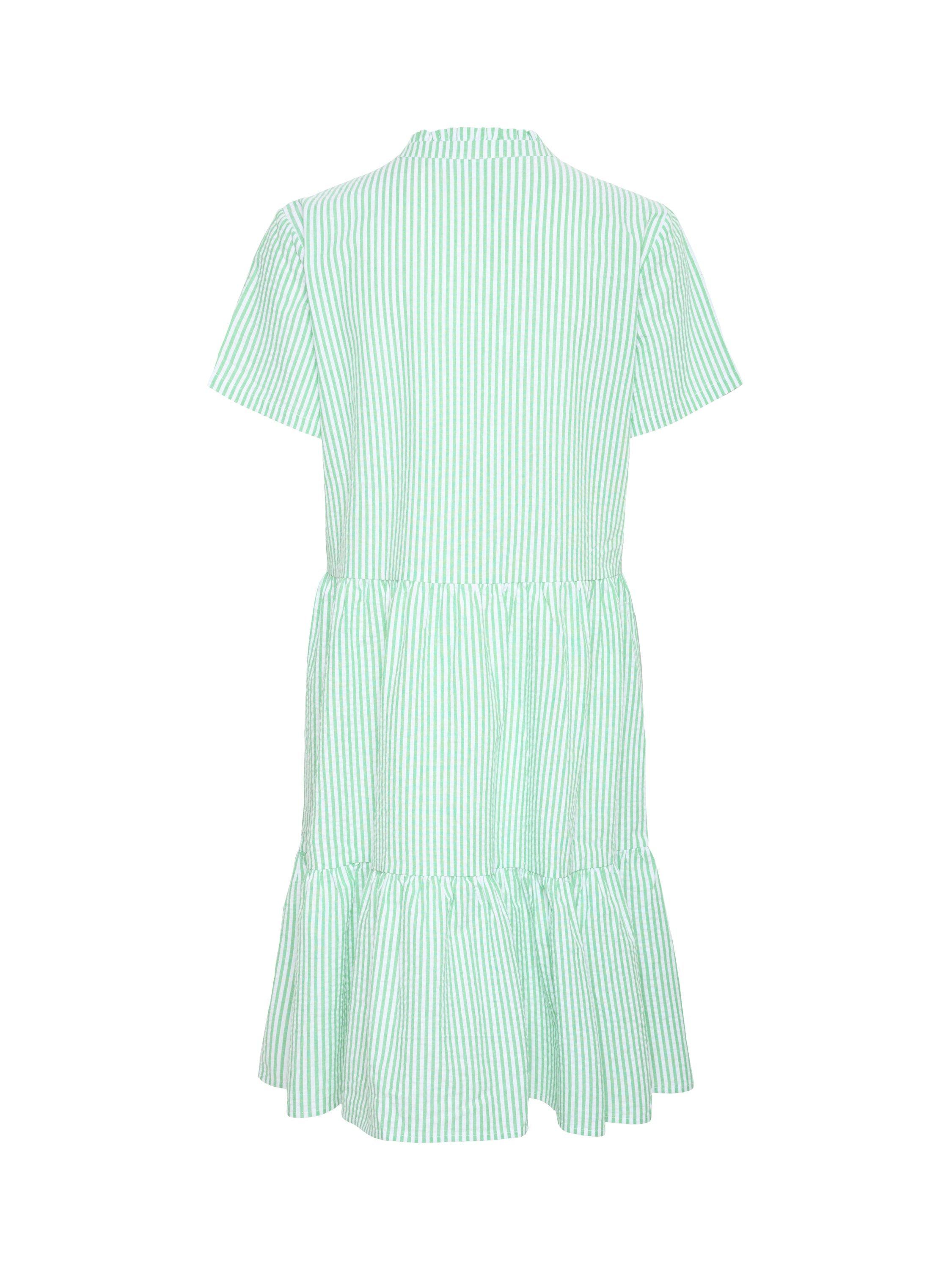 Product image 6 of 6, which shows Saint Tropez Elmiko Stripe Dress, Pistachio/White, XS