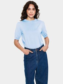 Saint Tropez Mila Pullover T-Shirt, Chambray Blue