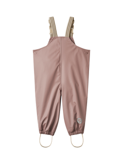 WHEAT Baby Waterproof Rainwear Overalls, Dusty Lilac - view 2, Dusty Lilac