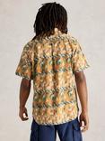 White Stuff Hayle Linen Blend Regular Fit Floral Shirt, Green/Multi