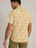 White Stuff Salcombe Cotton Blend Regular Fit Floral Print Shirt, White/Multi