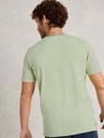 White Stuff Abersoch Cotton Regular Fit Short Sleeve Graphic T-Shirt, Green/Multi