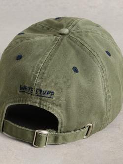 White Stuff Cotton Baseball Cap - view 2, Khaki