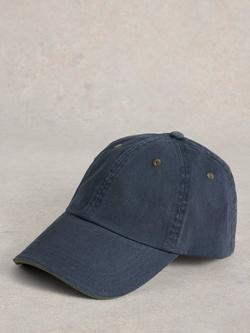 White Stuff Cotton Baseball Cap, Dark Navy